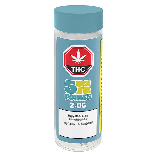 5 Points Cannabis - Z-OG Pre-Roll