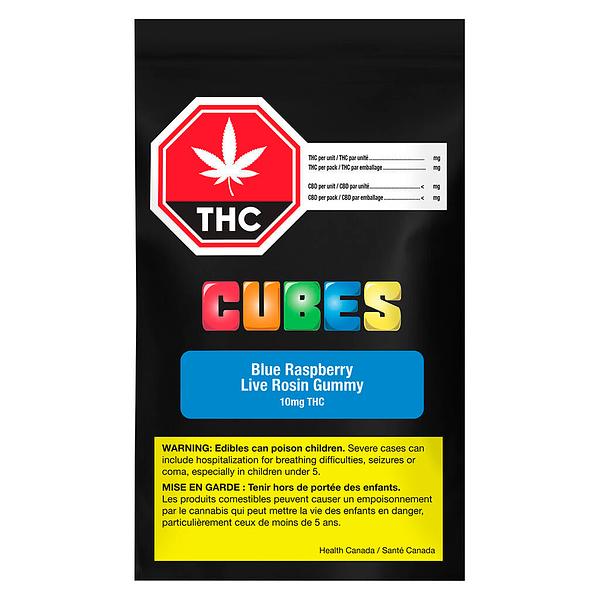 Cubes - Blue Raspberry Live Rosin Gummies Multipack