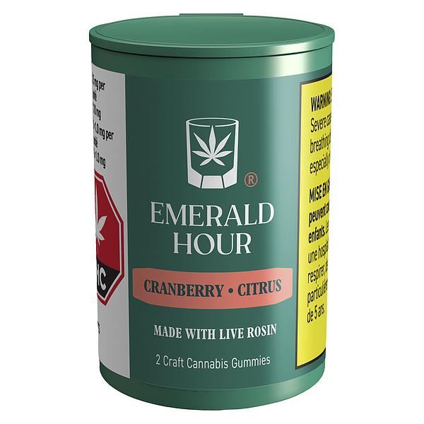 Emerald Hour - Live Rosin Gummies - Cranberry Citrus