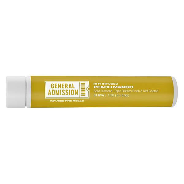 General Admission - Peach Mango Hi-Fi Infused Pre-Roll