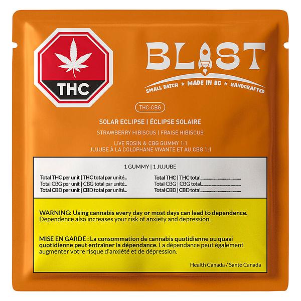 BLAST - Jumbo Pack - Solar Eclipse Live Rosin 1:1 CBG:THC