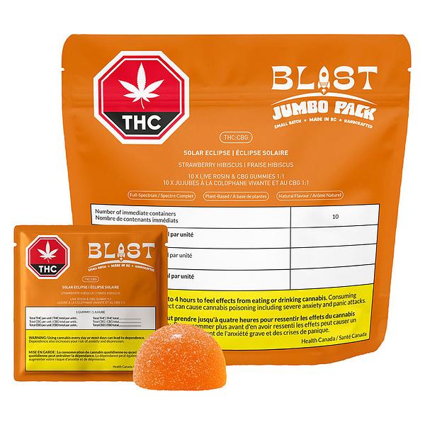 BLAST - Jumbo Pack - Solar Eclipse Live Rosin 1:1 CBG:THC