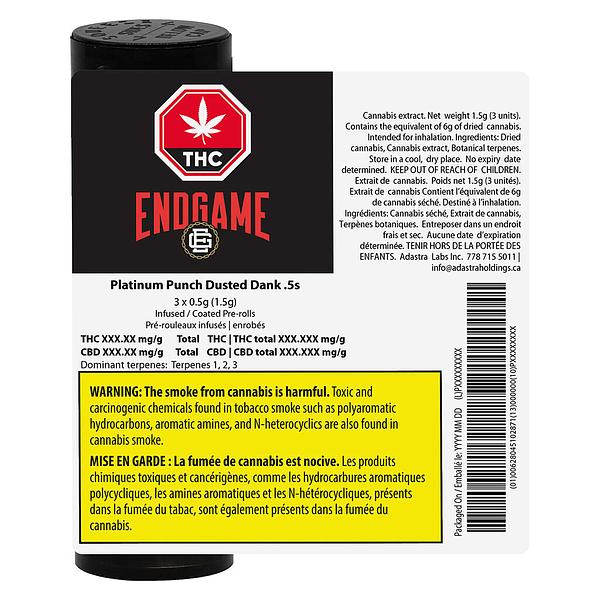 Endgame - Platinum Punch Dusted Dank Infused Pre Roll image 3
