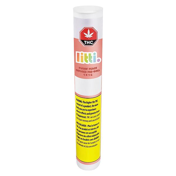 LITTI. - Pushn' Peach Infused Pre Roll image 2