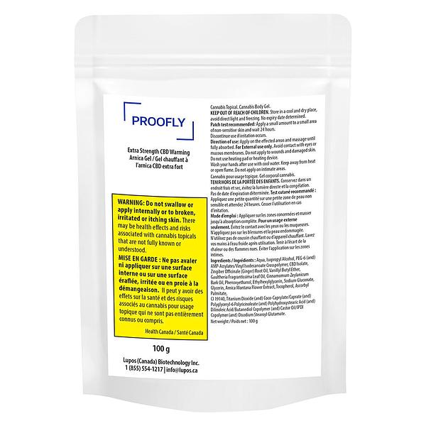 Proofly - Extra Strength CBD Warming Arnica Gel