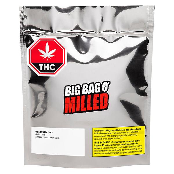 Big Bag O' Buds - Where's My Car Milled Flower