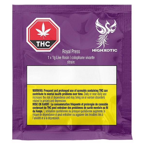 HighXotic - Royal Press Live Rosin