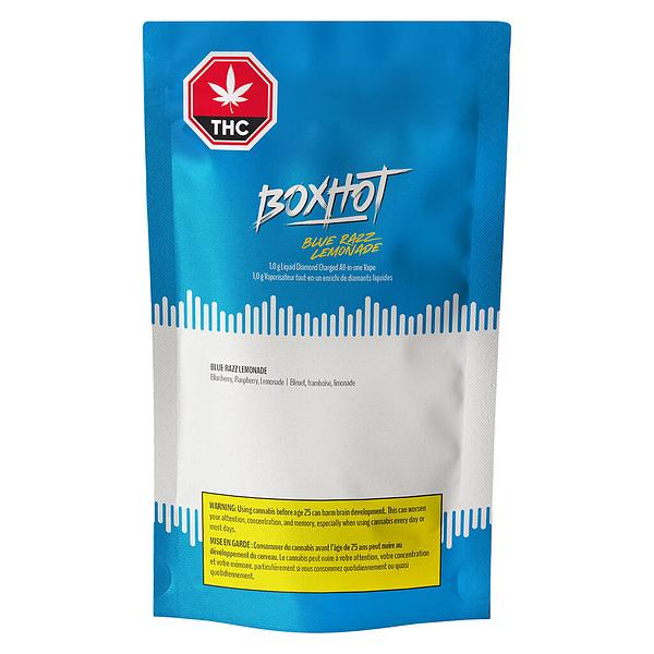 BOXHOT - Blue Razz Lemonade Liquid Diamond Charged AIO