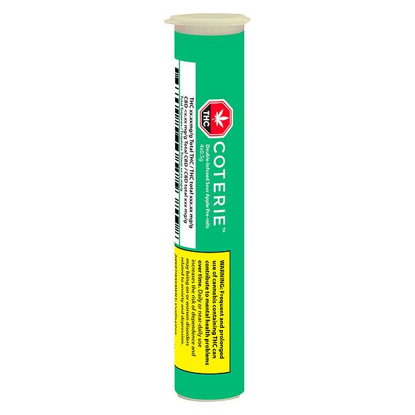 Coterie - Double Infused Sour Apple Pre Roll