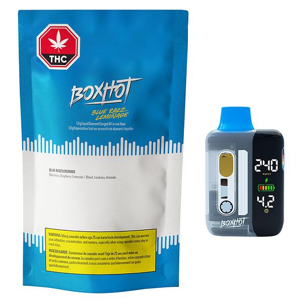 BOXHOT - Blue Razz Lemonade Liquid Diamond Charged AIO