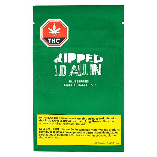 Ripped - Blueberried Liquid Diamonds AIO Disposable Pen