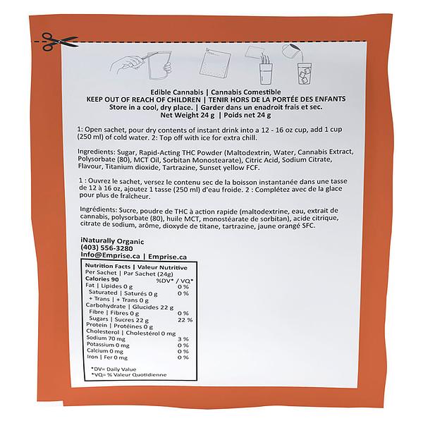 Emprise Rapid THirstC - Orange 10 Thc Instant Drink