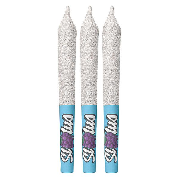 Status - Grape Blast Liquid Diamond Infused & Diamond Coated Pre Roll