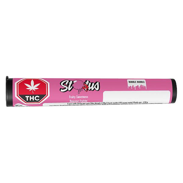 Status - Bubble Bubble Fruity Sweetness Liquid Diamond Infused & Diamond Coated Pre Roll