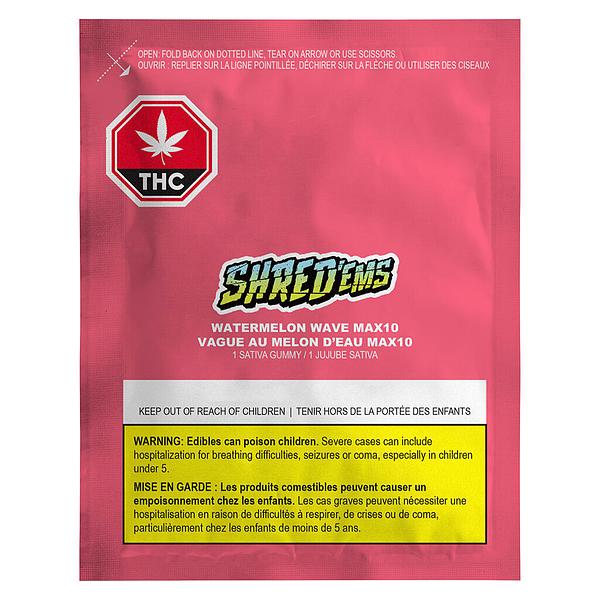 SHRED'EMS - Watermelon Wave MAX10 Mega Pack 500 THC Gummies