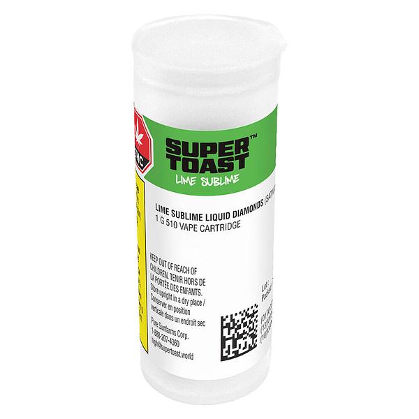 Super Toast - Lime Sublime Liquid Diamonds 510 Thread Cartridge