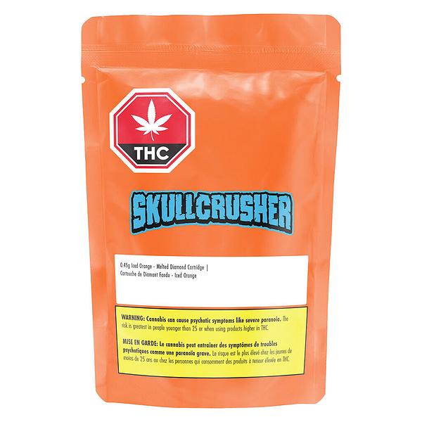 Skullcrusher by RAD - Iced Orange - Melted Diamond 510 Thread Cartridge