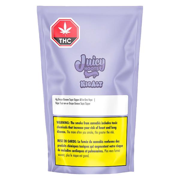 NicAlt by Juicy Hoots - Grape Groove Supa Sipper All-In-One Vape