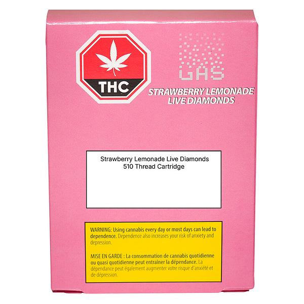 (GAS) - Strawberry Lemonade 510 Live Diamond Cartridge