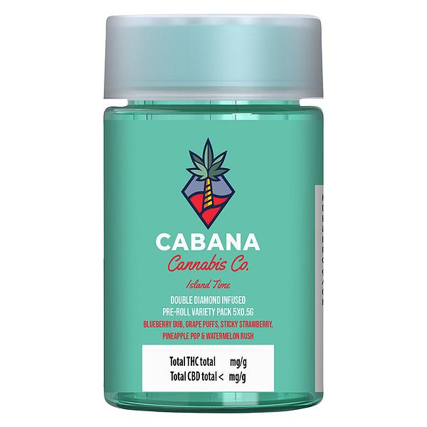 Cabana Cannabis Co. - Island Time Double Diamond Infused Pre Roll Variety Pack
