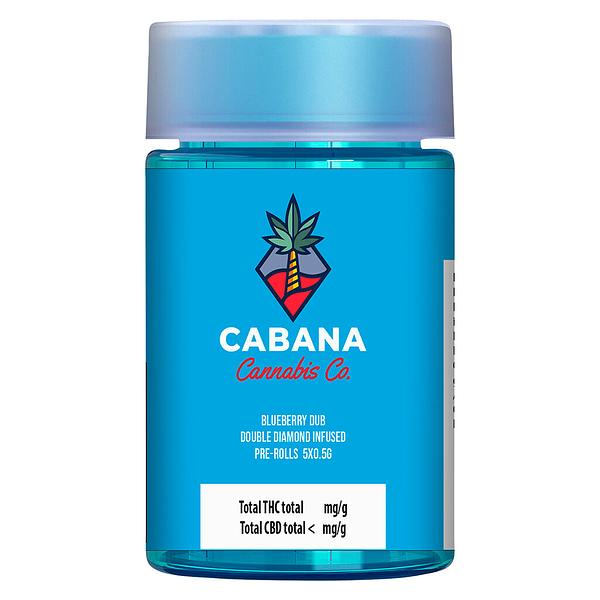 Cabana Cannabis Co. - Blueberry Dub Double Diamond Infused Pre Roll