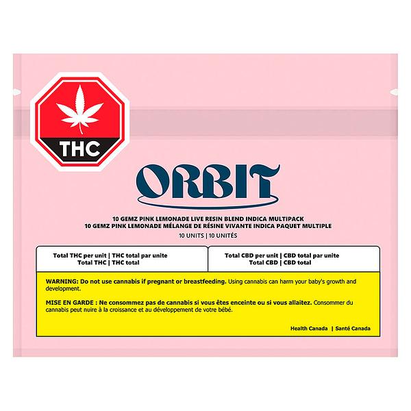 Orbit - Gemz Pink Lemonade Live Resin Blend Indica Multipack