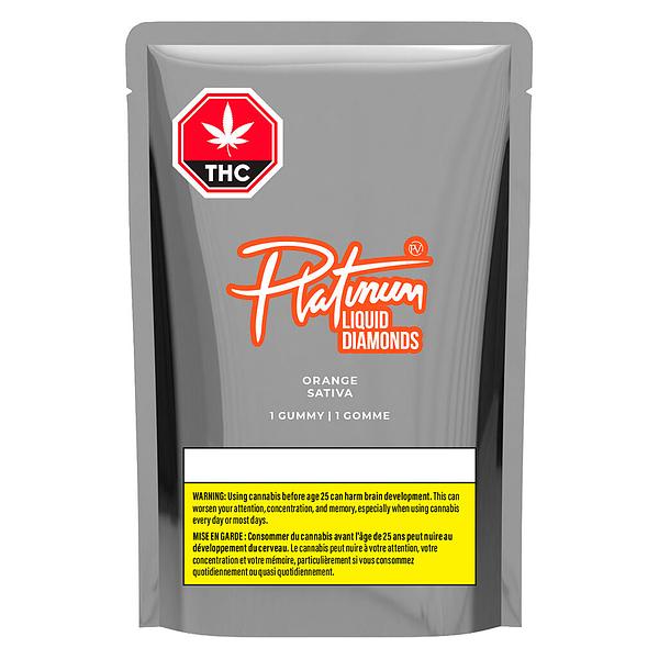 Platinum - Orange Sativa Liquid Diamond Gummy