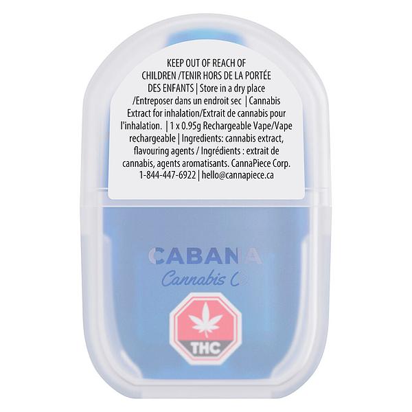 Cabana Cannabis Co. - Blueberry Dub Liquid Diamonds Vape
