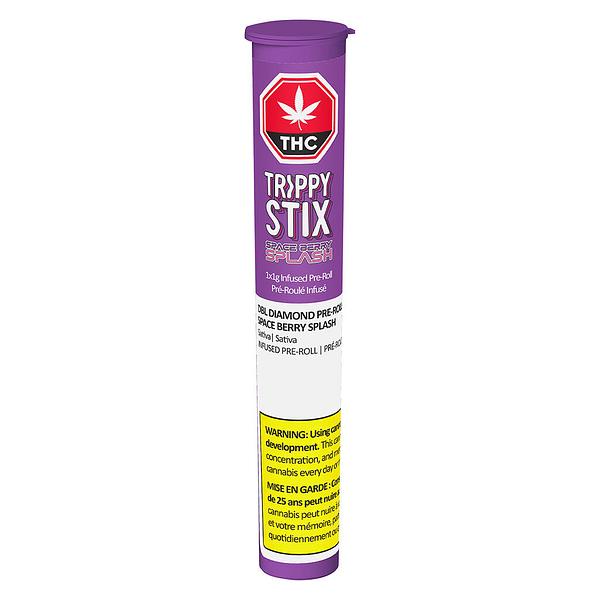 Trippy Sips - Trippy Stix Dbl Diamond Pre Roll - Space Berry Splash