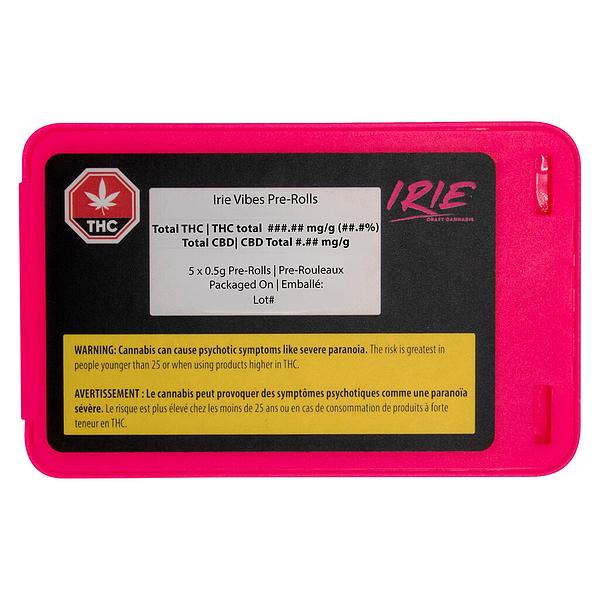 Irie Craft Cannabis - Irie Vibes Pre Roll
