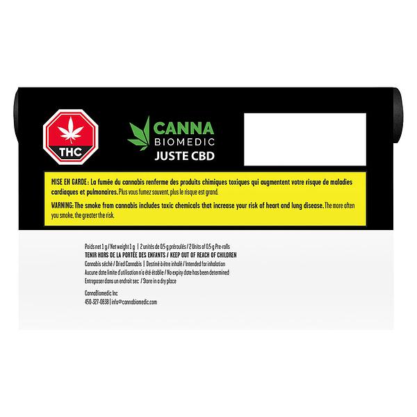 Cannabiomedic - Just Cbd Pre Roll