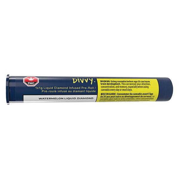 Divvy - Watermelon Liquid Diamond Infused Pre Roll