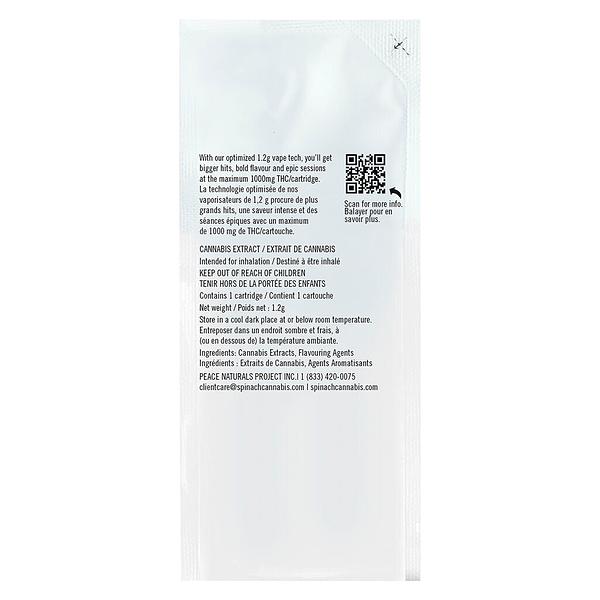 Spinach - Strawberry Banana 510 Thread Cartridge