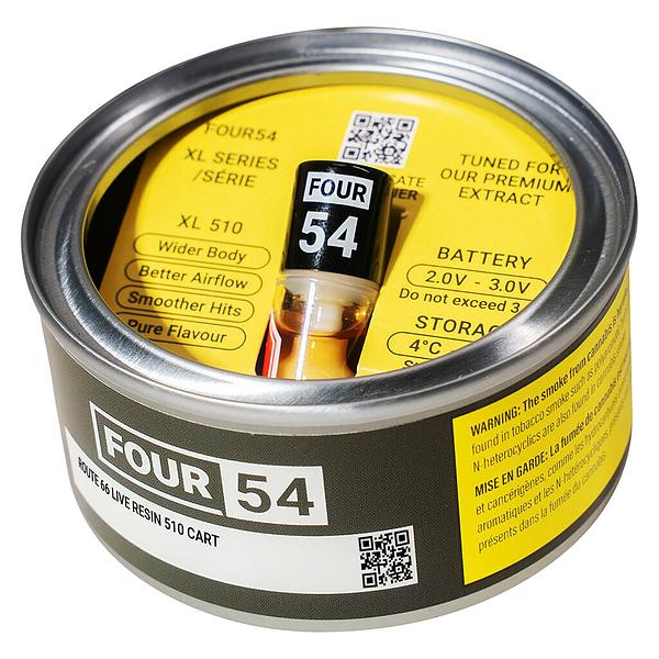 FOUR54 - Route 66 Live Resin 510 Thread Cartridge