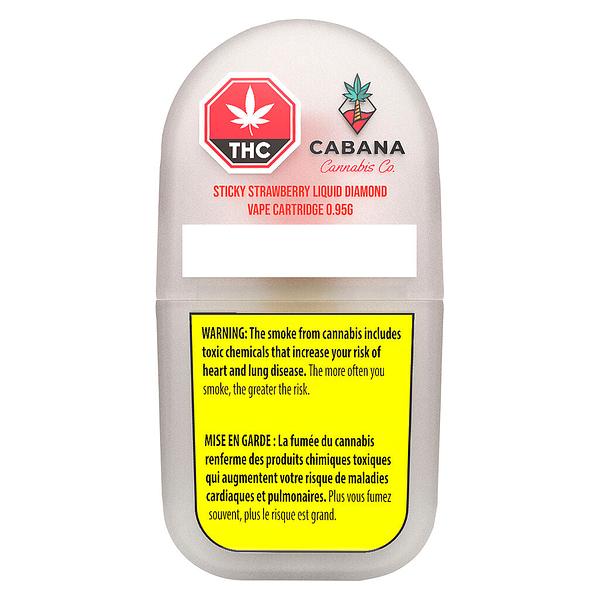Canna Cabana - Sticky Strawberry Liquid Diamond 510 Thread Cartridge