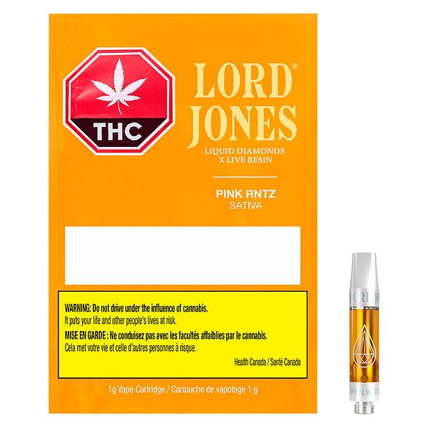 Lord Jones - Pink Rntz Liquid Diamonds X Live Resin 510 Thread Cartridge