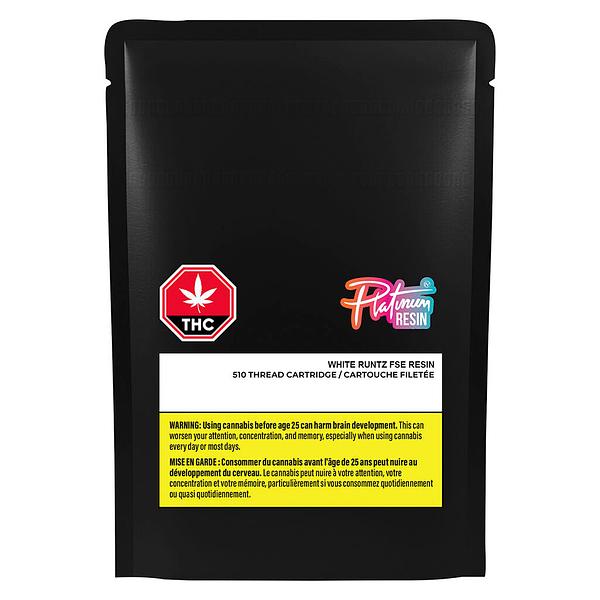 Platinum - White Rntz Fse Resin 510 Thread Cartridge