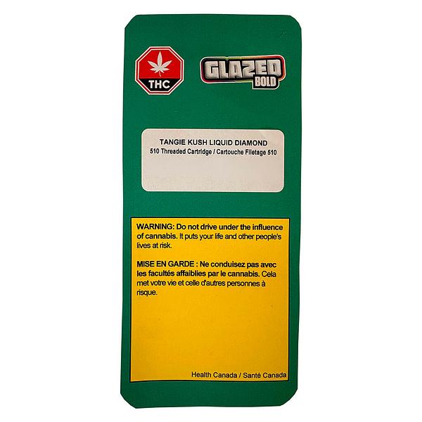 BOLD GLAZED - Tangie Kush Liquid Diamond 510 Thread Cartridge