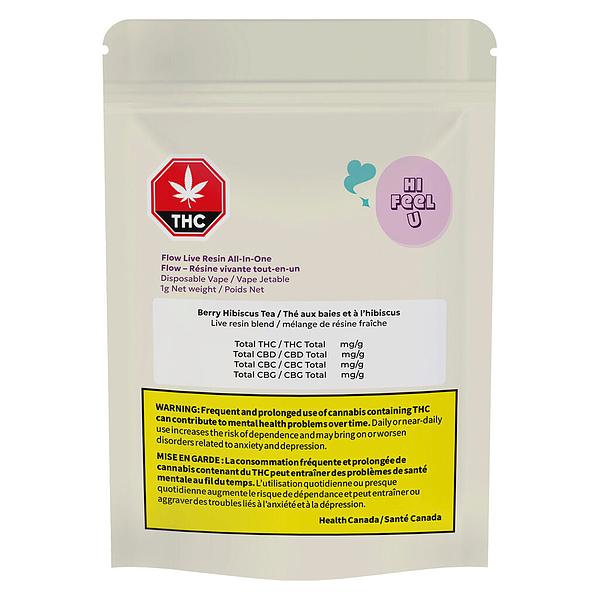Hifeelu - Flow Live Resin All-In-One (Berry Hibiscus Tea)