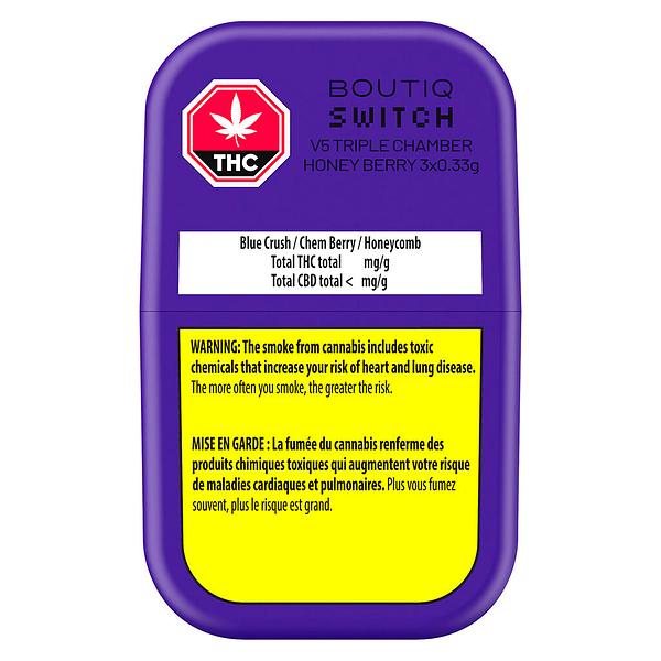 Boutiq - Switch V5 - Triple Chamber - Honey Berry AIO