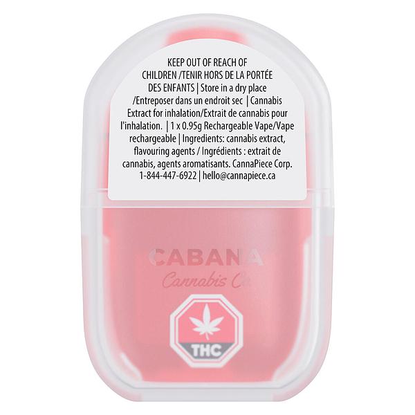 Cabana Cannabis Co. - Sticky Strawberry Liquid Diamond AIO