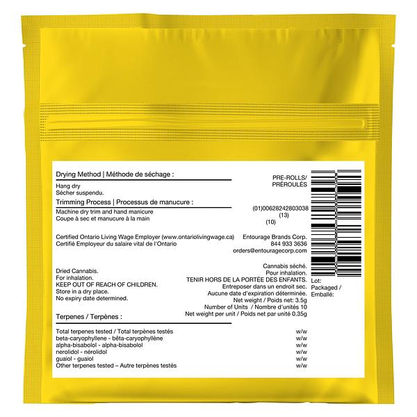 Color Cannabis - luminous lime Pre Roll image 3