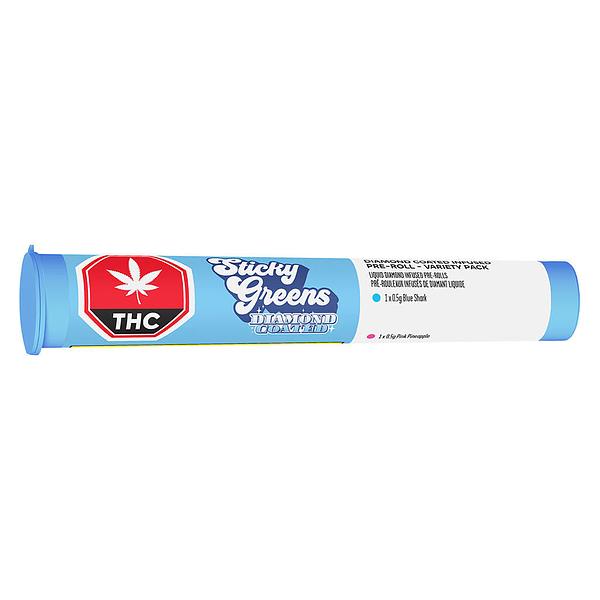 Sticky Greens - Diamond Coated Infused Pre Roll - Variety Pack