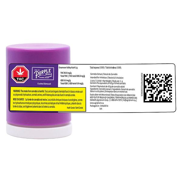 Purple Hills - Crushed Diamonds – Creemore Valley Kush