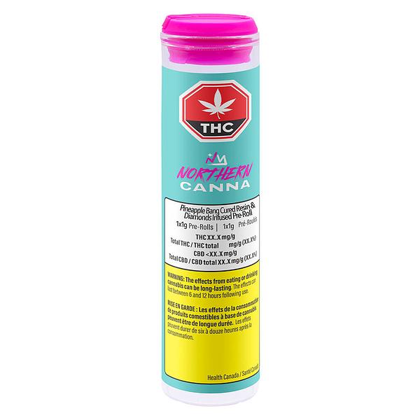 Northern Canna - Pineapple Bang Cured Resin And Diamonds Infused Pre Roll