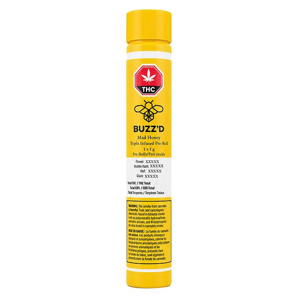 Buzz'd - Mad Honey : Triple Infused Pre Roll