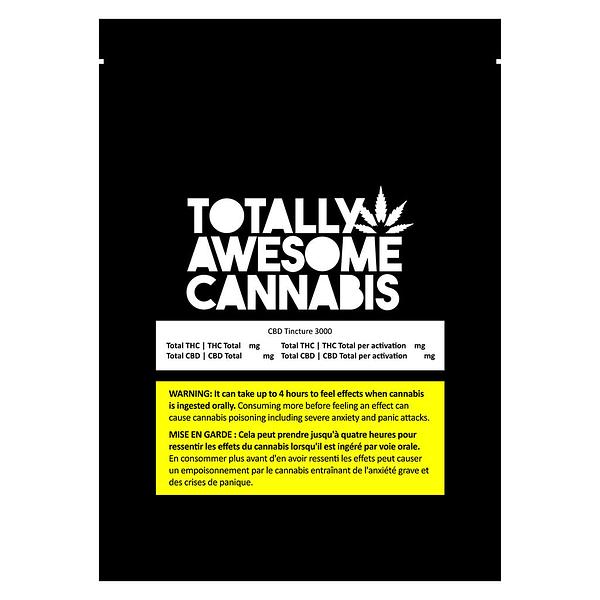 Totally Awesome Cannabis - Cbd Tincture 3000