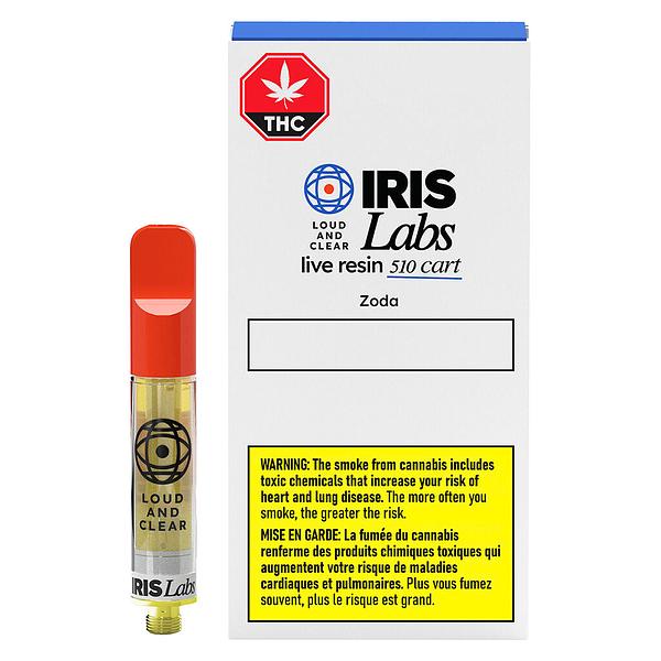 IRIS Labs - Zoda 100% Live Resin 510 Thread Cartridge