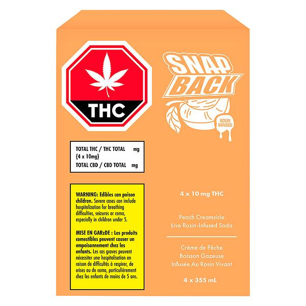 Snap Back - Rosin-Infused Peach Creamsicle