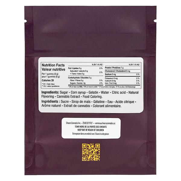 Cheers Cannabis - Tropical Tang 1:1 Cbg:Thc Fso Soft Chews